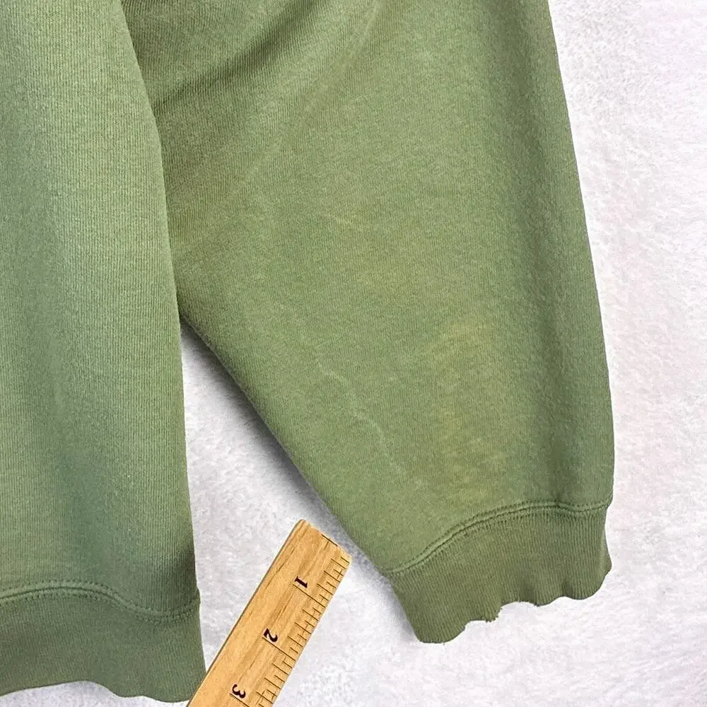 VTG Charger Company Sweatshirt Men L Green 502nd Infantry 2nd Battalion Army